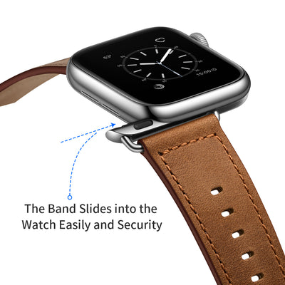 Leather Band for Apple Watch | Brown