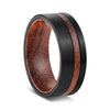 Tungsten Wood Ring | Red Sandalwood