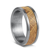 Tungsten Wood Ring | Whisky Barrel