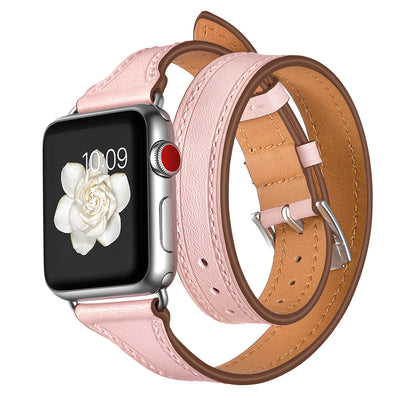 Leather Band for Apple Watch | Pink