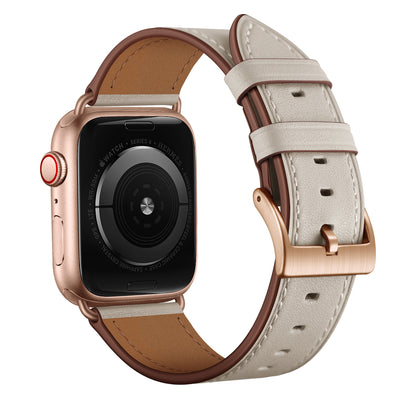 Classic Leather Band for Apple Watch | Beige