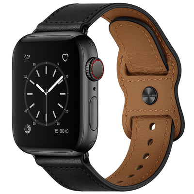 Classic Leather Band for Apple Watch | Black