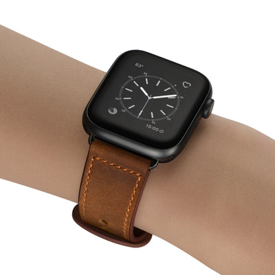 Classic Leather Band for Apple Watch | Brown