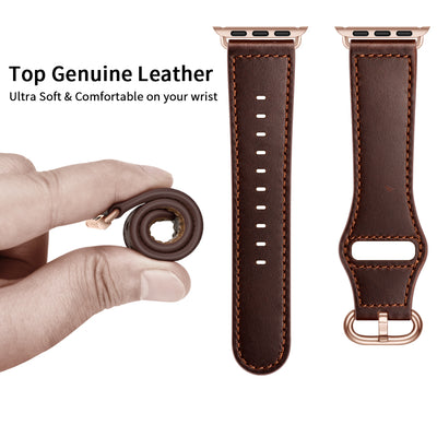 Leather Band for Apple Watch | Dark Brown