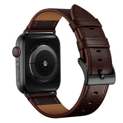 Classic Leather Band for Apple Watch | Dark Brown