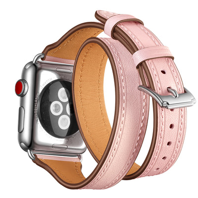 Leather Band for Apple Watch | Pink