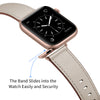 Classic Leather Band for Apple Watch | Beige