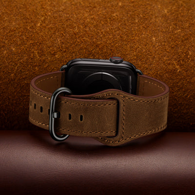 Leather Band for Apple Watch | Dark Brown