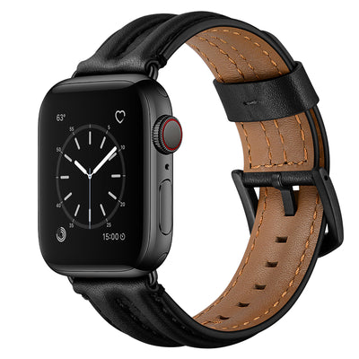 Classic Leather Band for Apple Watch | Black