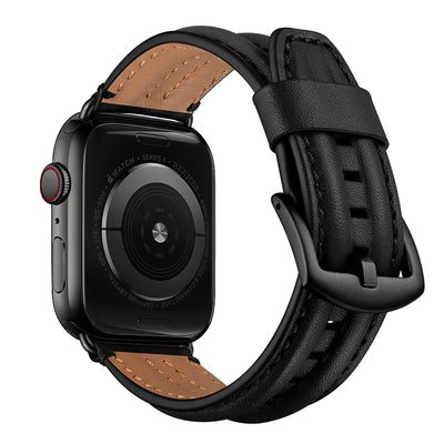 Classic Leather Band for Apple Watch | Black