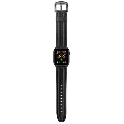 Classic Leather Band for Apple Watch | Black