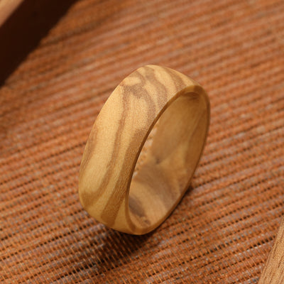Natural Wood Ring | Olive Wood
