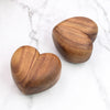 Heart Shape Wood Ring Box | Koa Wood