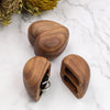 Heart Shape Wood Ring Box | Koa Wood