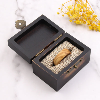Natural Wood Ring | Olive Wood