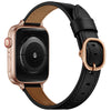 Slim Leather Band for Apple Watch | Black