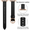 Slim Leather Band for Apple Watch | Black