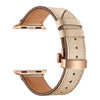 Classic Leather Band for Apple Watch | Rose Gold