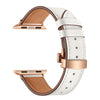 Classic Leather Band for Apple Watch | White