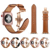 Classic Leather Band for Apple Watch | Rose Gold