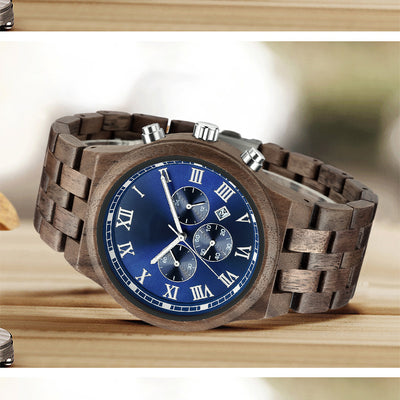 Mens Wood Watch | Walnut Wood