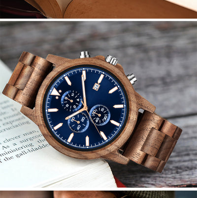 Mens Wood Watch | Walnut Wood