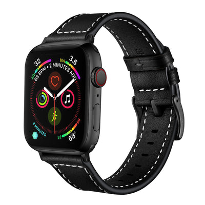 Classic Leather Band for Apple Watch | Black