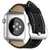 Classic Crazy Horse Leather Band for Apple Watch | Silver