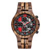 Mens Wood Watch | Walnut Wood + Zebrawood