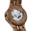 Mechanical Mens Wood Watch | Black