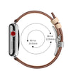 Classic Leather Band for Apple Watch | Silver