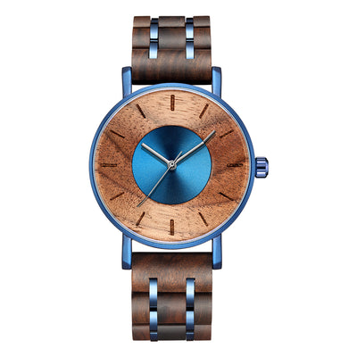 METAL Mens Wood Watch | Black Sandalwood