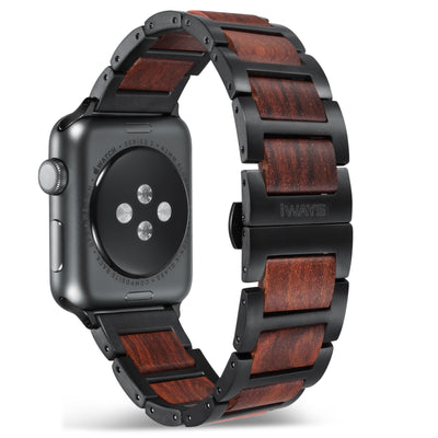 Stardust Red Sandalwood Apple Watch Band | Black