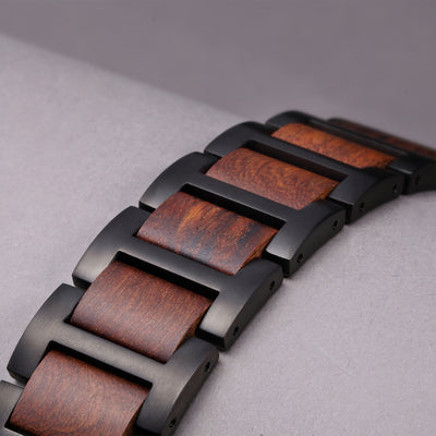 Stardust Red Sandalwood Apple Watch Band | Black