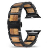 Stardust Koa Wood Apple Watch Band | Black