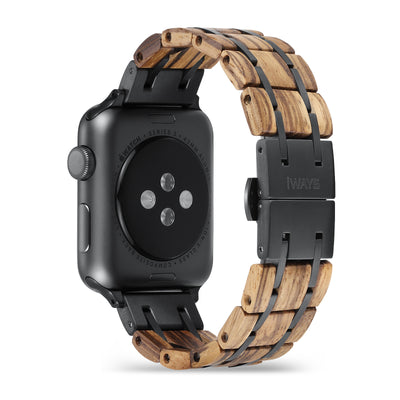 Dawn Zebra Apple Watch Band | Black