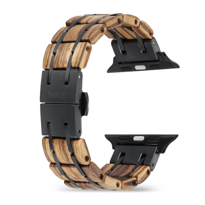 Dawn Zebra Apple Watch Band | Black