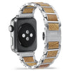 Whisky Barrel Apple Watch Band | Silver