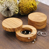 Round Shape Wood Jewelry Box | Olive Wood