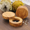 Round Shape Wood Jewelry Box | Olive Wood