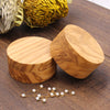 Round Shape Wood Jewelry Box | Olive Wood