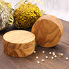 Round Shape Wood Jewelry Box | Olive Wood