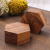 Hexagon Shape Wood Jewelry Box | Koa Wood