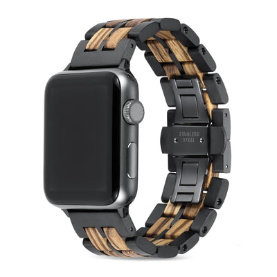 ECLIPSE Zebra Apple Watch Band | Black