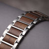 Nova Walnut Wood Apple Watch Band | Silver