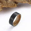 Tungsten Wood Ring | Whisky Barrel