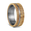 Tungsten Wood Ring | Whisky Barrel