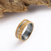 Tungsten Wood Ring | Whisky Barrel