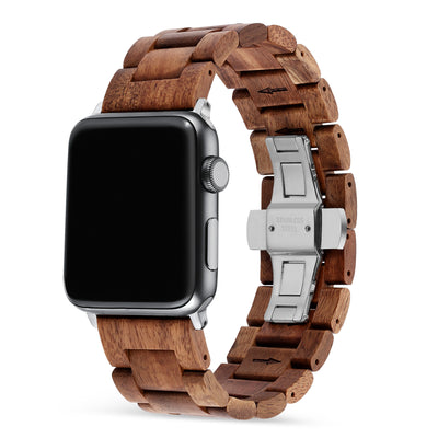 Forest Koa Wood Apple Watch Band