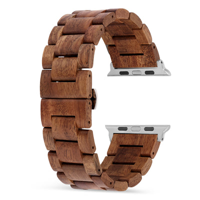 Forest Koa Wood Apple Watch Band